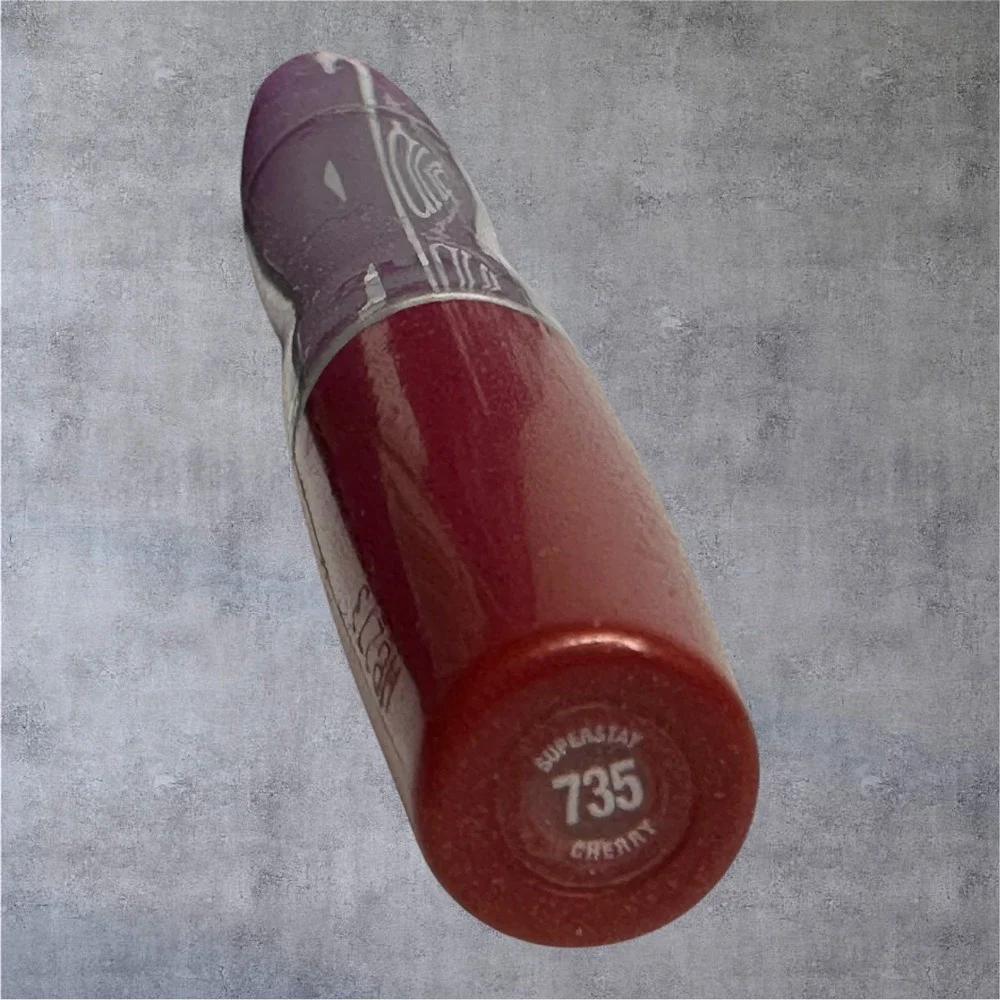 Maybelline‎ Superstay Lipcolor Womens 735 Cherry Longwear Red Lipstick